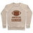 Virgin Teez  Pullover Crewneck Sweatshirt / x-small / Heathered Oatmeal AMERICAN HANDEGG CREWNECK SWEATSHIRT