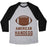 Virgin Teez  Baseball Tee Unisex Tri-Blend Baseball Tee / small / Athletic Gray / Black AMERICAN HANDEGG UNISEX TRI-BLEND BASEBALL TEE