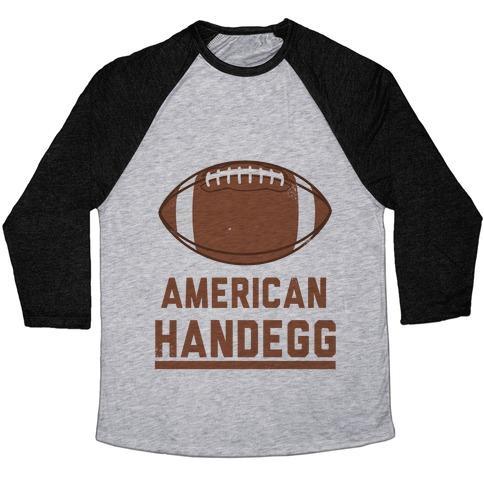 Virgin Teez  Baseball Tee Unisex Tri-Blend Baseball Tee / small / Athletic Gray / Black AMERICAN HANDEGG UNISEX TRI-BLEND BASEBALL TEE