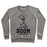 Virgin Teez  Pullover Crewneck Sweatshirt / x-small / Heathered Gray AND BOOM GOES THE DYNAMITE BASEBALL CREWNECK SWEATSHIRT