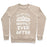 Virgin Teez  Pullover Crewneck Sweatshirt / x-small / Heathered Oatmeal AND SHE LIFTED HAPPILY EVER AFTER CREWNECK SWEATSHIRT