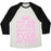 Virgin Teez  Baseball Tee Unisex Tri-Blend Baseball Tee / small / Oatmeal / Black AND SHE LIFTED HAPPILY EVER AFTER UNISEX TRI-BLEND BASEBALL TEE