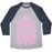 Virgin Teez  Baseball Tee Unisex Tri-Blend Baseball Tee / small / Athletic Gray / Navy AND SHE LIFTED HAPPILY EVER AFTER UNISEX TRI-BLEND BASEBALL TEE