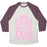 Virgin Teez  Baseball Tee Unisex Tri-Blend Baseball Tee / small / Oatmeal / Maroon AND SHE LIFTED HAPPILY EVER AFTER UNISEX TRI-BLEND BASEBALL TEE