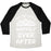 Virgin Teez  Baseball Tee Unisex Tri-Blend Baseball Tee / small / Oatmeal / Black AND SHE LIFTED HAPPILY EVER AFTER UNISEX TRI-BLEND BASEBALL TEE