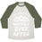 Virgin Teez  Baseball Tee Unisex Tri-Blend Baseball Tee / small / Oatmeal / Moss AND SHE LIFTED HAPPILY EVER AFTER UNISEX TRI-BLEND BASEBALL TEE
