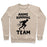 Virgin Teez  Pullover Crewneck Sweatshirt / x-small / Heathered Oatmeal ANIME RUNNING TEAM CREWNECK SWEATSHIRT