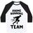 Virgin Teez  Baseball Tee Unisex Classic Baseball Tee / x-small / White/Black ANIME RUNNING TEAM UNISEX CLASSIC BASEBALL TEE