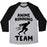 Virgin Teez  Baseball Tee Unisex Tri-Blend Baseball Tee / small / Athletic Gray / Black ANIME RUNNING TEAM UNISEX TRI-BLEND BASEBALL TEE