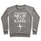 Virgin Teez  Pullover Crewneck Sweatshirt / x-small / Heathered Gray ANOTHER NIGHT AT THE BARRE CREWNECK SWEATSHIRT