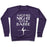 Virgin Teez  Pullover Crewneck Sweatshirt / x-small / Purple ANOTHER NIGHT AT THE BARRE CREWNECK SWEATSHIRT