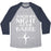 Virgin Teez  Baseball Tee Unisex Tri-Blend Baseball Tee / small / Athletic Gray / Navy ANOTHER NIGHT AT THE BARRE UNISEX TRI-BLEND BASEBALL TEE