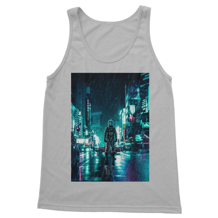 VIRGIN TEEZ Women Tank top Light Grey / S Another Rainy Night Classic Women's Tank Top