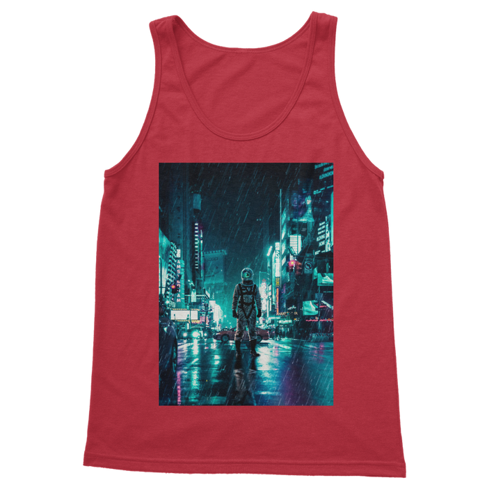 VIRGIN TEEZ Women Tank top Red / S Another Rainy Night Classic Women's Tank Top