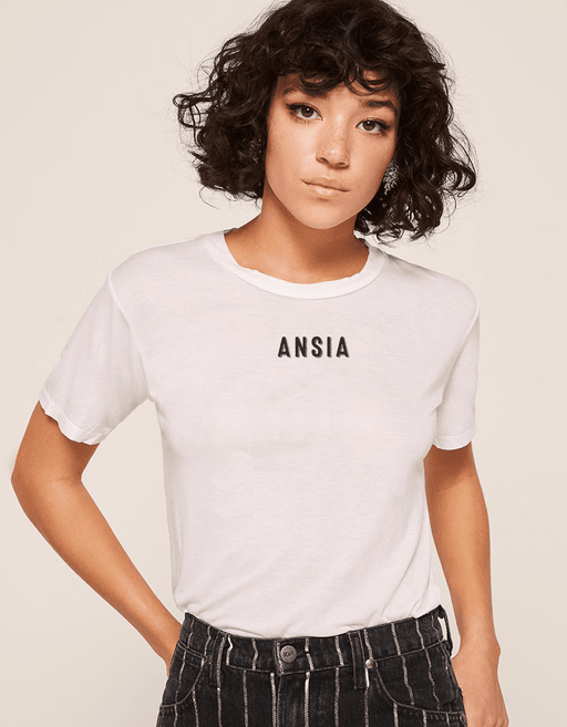 VIRGIN TEEZ Women T-Shirt SMALL / White Ansia  Women T-shirt