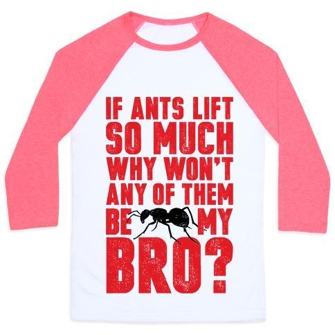 Virgin Teez  Baseball Tee Unisex Classic Baseball Tee / x-small / White/Neon Pink ANT BROS UNISEX CLASSIC BASEBALL TEE