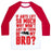 Virgin Teez  Baseball Tee Unisex Classic Baseball Tee / x-small / White/Red ANT BROS UNISEX CLASSIC BASEBALL TEE