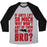 Virgin Teez  Baseball Tee Unisex Tri-Blend Baseball Tee / small / Athletic Gray / Black ANT BROS UNISEX TRI-BLEND BASEBALL TEE