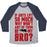 Virgin Teez  Baseball Tee Unisex Tri-Blend Baseball Tee / small / Athletic Gray / Navy ANT BROS UNISEX TRI-BLEND BASEBALL TEE