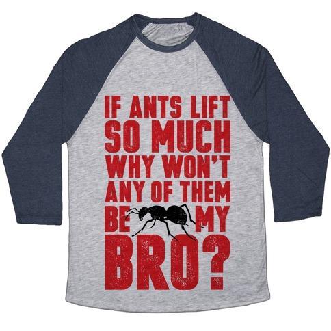 Virgin Teez  Baseball Tee Unisex Tri-Blend Baseball Tee / small / Athletic Gray / Navy ANT BROS UNISEX TRI-BLEND BASEBALL TEE