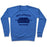 Virgin Teez  Pullover Crewneck Sweatshirt / x-small / Heathered Blue ANTI ATHLETIC CLUB CREWNECK SWEATSHIRT