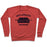 Virgin Teez  Pullover Crewneck Sweatshirt / x-small / Heathered Red ANTI ATHLETIC CLUB CREWNECK SWEATSHIRT