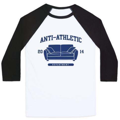 Virgin Teez  Baseball Tee Unisex Classic Baseball Tee / x-small / White/Black ANTI ATHLETIC CLUB UNISEX CLASSIC BASEBALL TEE