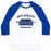 Virgin Teez  Baseball Tee Unisex Classic Baseball Tee / x-small / White/Blue ANTI ATHLETIC CLUB UNISEX CLASSIC BASEBALL TEE
