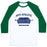 Virgin Teez  Baseball Tee Unisex Classic Baseball Tee / x-small / White/Dark Green ANTI ATHLETIC CLUB UNISEX CLASSIC BASEBALL TEE