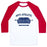 Virgin Teez  Baseball Tee Unisex Classic Baseball Tee / x-small / White/Red ANTI ATHLETIC CLUB UNISEX CLASSIC BASEBALL TEE