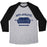 Virgin Teez  Baseball Tee Unisex Tri-Blend Baseball Tee / small / Athletic Gray / Black ANTI ATHLETIC CLUB UNISEX TRI-BLEND BASEBALL TEE