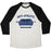 Virgin Teez  Baseball Tee Unisex Tri-Blend Baseball Tee / small / Oatmeal / Black ANTI ATHLETIC CLUB UNISEX TRI-BLEND BASEBALL TEE