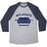 Virgin Teez  Baseball Tee Unisex Tri-Blend Baseball Tee / small / Athletic Gray / Navy ANTI ATHLETIC CLUB UNISEX TRI-BLEND BASEBALL TEE