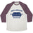 Virgin Teez  Baseball Tee Unisex Tri-Blend Baseball Tee / small / Oatmeal / Maroon ANTI ATHLETIC CLUB UNISEX TRI-BLEND BASEBALL TEE