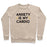 Virgin Teez  Pullover Crewneck Sweatshirt / x-small / Heathered Oatmeal ANXIETY IS MY CARDIO CREWNECK SWEATSHIRT