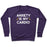Virgin Teez  Pullover Crewneck Sweatshirt / x-small / Purple ANXIETY IS MY CARDIO CREWNECK SWEATSHIRT