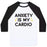 Virgin Teez  Baseball Tee Unisex Classic Baseball Tee / x-small / White/Black ANXIETY IS MY CARDIO UNISEX CLASSIC BASEBALL TEE