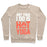 Virgin Teez  Pullover Crewneck Sweatshirt / x-small / Heathered Oatmeal ANY YOGA I DO IS HOT YOGA CREWNECK SWEATSHIRT