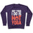 Virgin Teez  Pullover Crewneck Sweatshirt / x-small / Purple ANY YOGA I DO IS HOT YOGA CREWNECK SWEATSHIRT