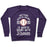 Virgin Teez  Pullover Crewneck Sweatshirt / x-small / Purple ANYTHING WORTH DOING IS WORTH DOING WITH PASSION BASEBALL CREWNECK SWEATSHIRT