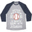 Virgin Teez  Baseball Tee Unisex Tri-Blend Baseball Tee / small / Athletic Gray / Navy ANYTHING WORTH DOING IS WORTH DOING WITH PASSION BASEBALL UNISEX TRI-BLEND BASEBALL TEE