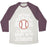 Virgin Teez  Baseball Tee Unisex Tri-Blend Baseball Tee / small / Oatmeal / Maroon ANYTHING WORTH DOING IS WORTH DOING WITH PASSION BASEBALL UNISEX TRI-BLEND BASEBALL TEE