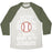 Virgin Teez  Baseball Tee Unisex Tri-Blend Baseball Tee / small / Oatmeal / Moss ANYTHING WORTH DOING IS WORTH DOING WITH PASSION BASEBALL UNISEX TRI-BLEND BASEBALL TEE