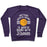 Virgin Teez  Pullover Crewneck Sweatshirt / x-small / Purple ANYTHING WORTH DOING IS WORTH DOING WITH PASSION BASKETBALL CREWNECK SWEATSHIRT