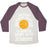 Virgin Teez  Baseball Tee Unisex Tri-Blend Baseball Tee / small / Oatmeal / Maroon ANYTHING WORTH DOING IS WORTH DOING WITH PASSION BASKETBALL UNISEX TRI-BLEND BASEBALL TEE