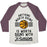 Virgin Teez  Baseball Tee Unisex Tri-Blend Baseball Tee / small / Oatmeal / Maroon ANYTHING WORTH DOING IS WORTH DOING WITH PASSION BASKETBALL UNISEX TRI-BLEND BASEBALL TEE