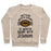 Virgin Teez  Pullover Crewneck Sweatshirt / x-small / Heathered Oatmeal ANYTHING WORTH DOING IS WORTH DOING WITH PASSION FOOTBALL CREWNECK SWEATSHIRT