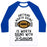 Virgin Teez  Baseball Tee Unisex Classic Baseball Tee / x-small / White/Blue ANYTHING WORTH DOING IS WORTH DOING WITH PASSION FOOTBALL UNISEX CLASSIC BASEBALL TEE