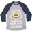 Virgin Teez  Baseball Tee Unisex Tri-Blend Baseball Tee / small / Athletic Gray / Navy ANYTHING WORTH DOING IS WORTH DOING WITH PASSION FOOTBALL UNISEX TRI-BLEND BASEBALL TEE