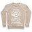 Virgin Teez  Pullover Crewneck Sweatshirt / x-small / Heathered Oatmeal ANYTHING WORTH DOING IS WORTH DOING WITH PASSION SOCCER CREWNECK SWEATSHIRT